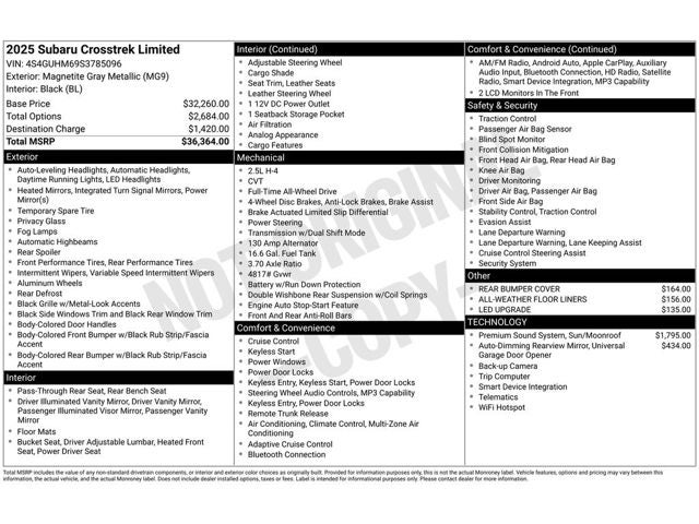 2025 Subaru CROSSTREK Limited