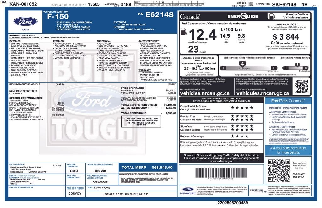 2025 Ford F-150 XLT