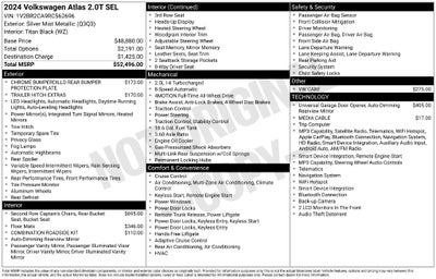 2024 Volkswagen Atlas 2.0T SEL
