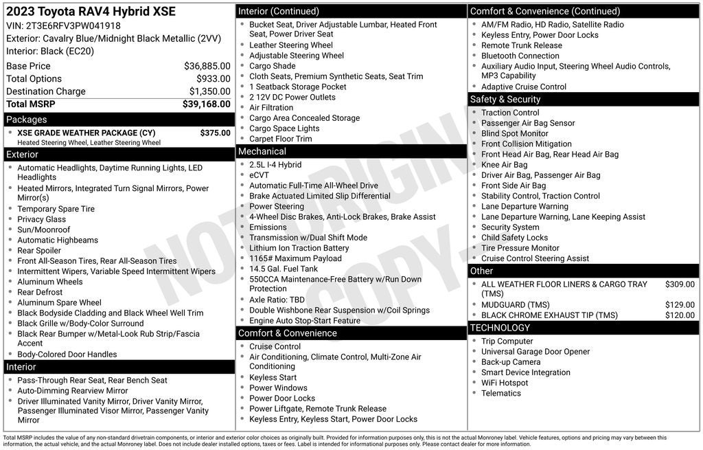 2023 Toyota RAV4 Hybrid XSE