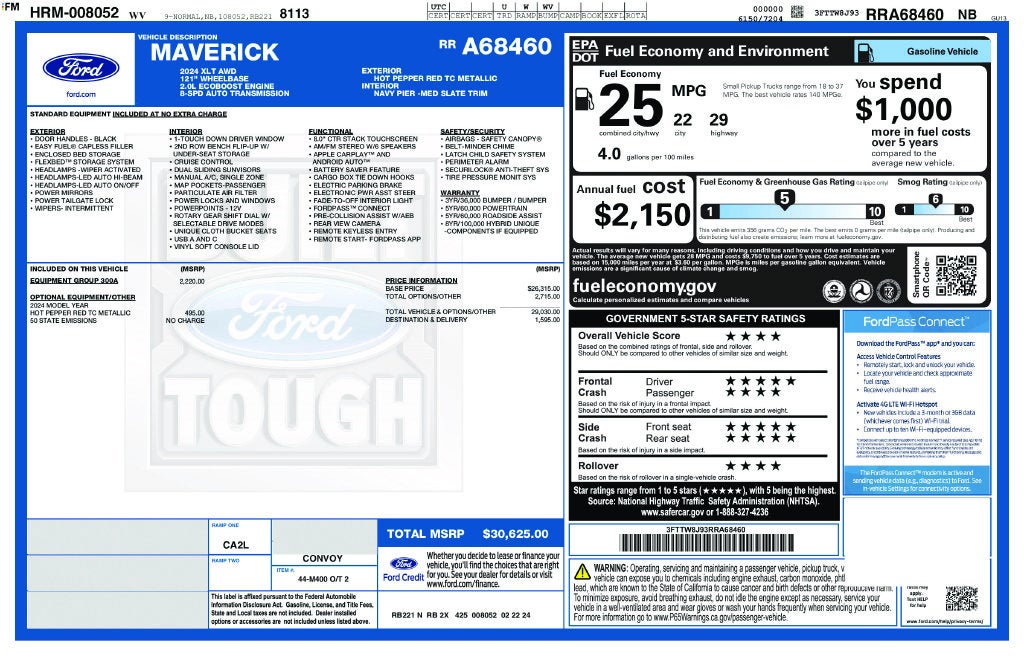 2024 Ford Maverick XLT
