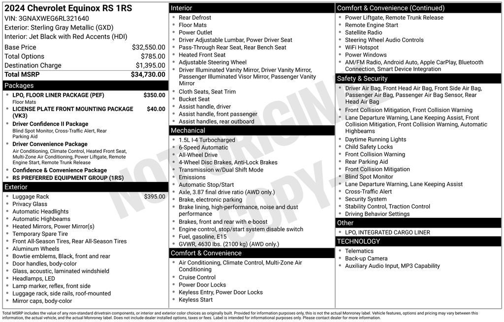 2024 Chevrolet Equinox RS