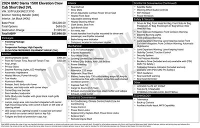 2024 GMC Sierra 1500 Elevation