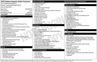 2022 Subaru Impreza Premium