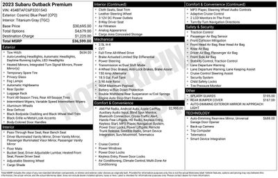 2023 Subaru Outback Premium