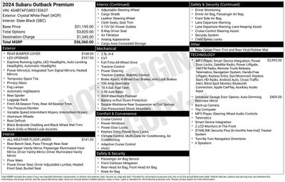 2024 Subaru Outback Premium