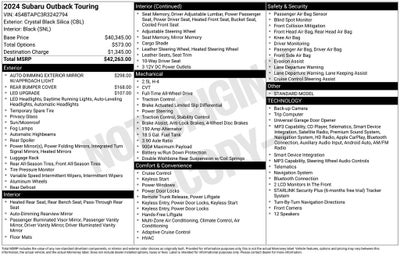 2024 Subaru Outback Touring