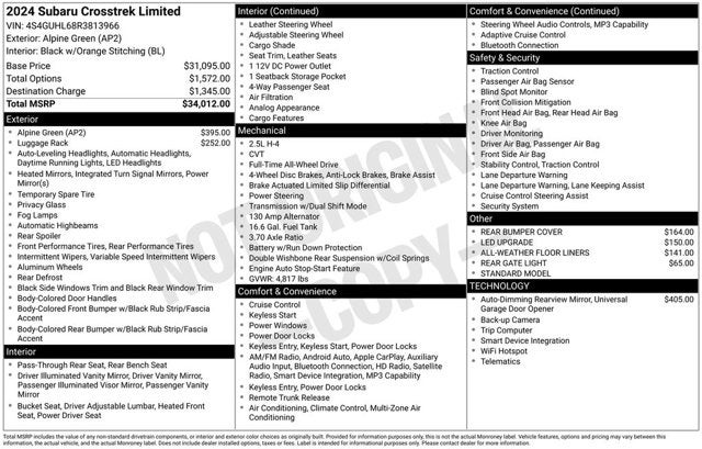 2024 Subaru Crosstrek Limited