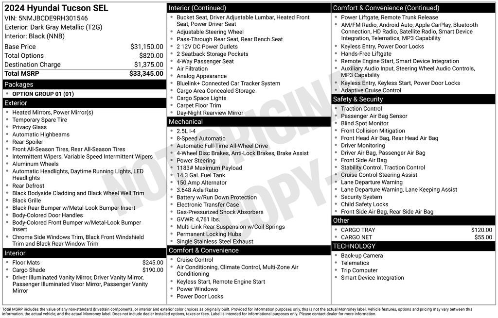 2024 Hyundai Tucson SEL