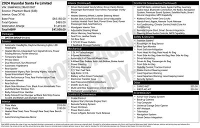2024 Hyundai Santa Fe Limited