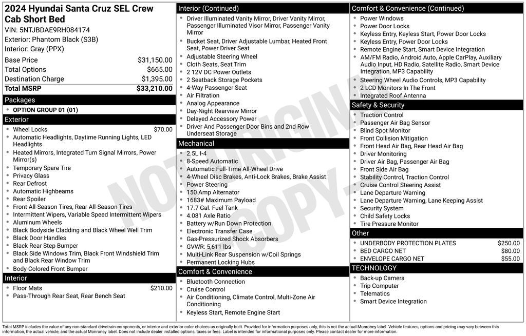 2024 Hyundai Santa Cruz SEL