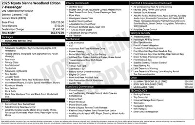 2025 Toyota Sienna XLE