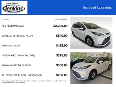 2024 Toyota Sienna XLE 7 Passenger