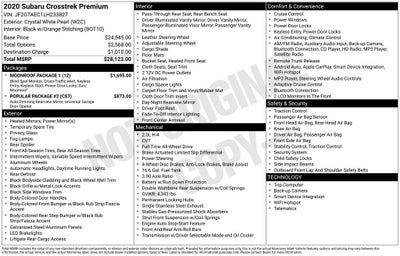 2020 Subaru Crosstrek Premium