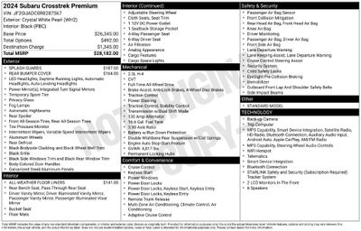 2024 Subaru Crosstrek Premium