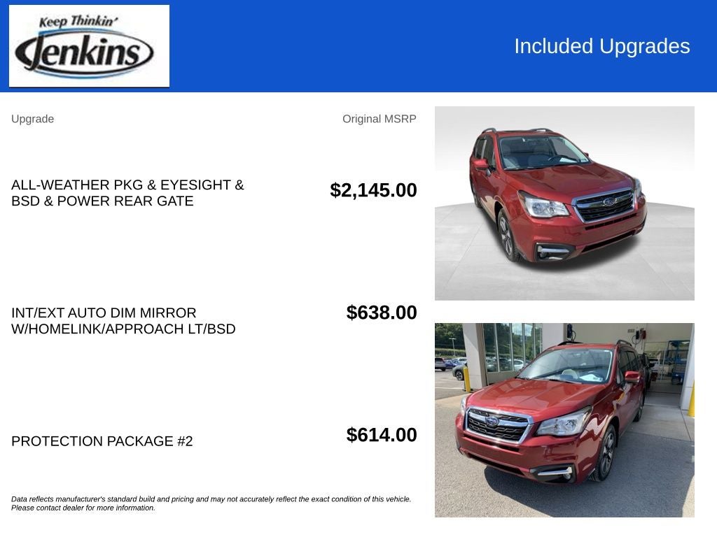 2018 Subaru Forester 2.5i Premium