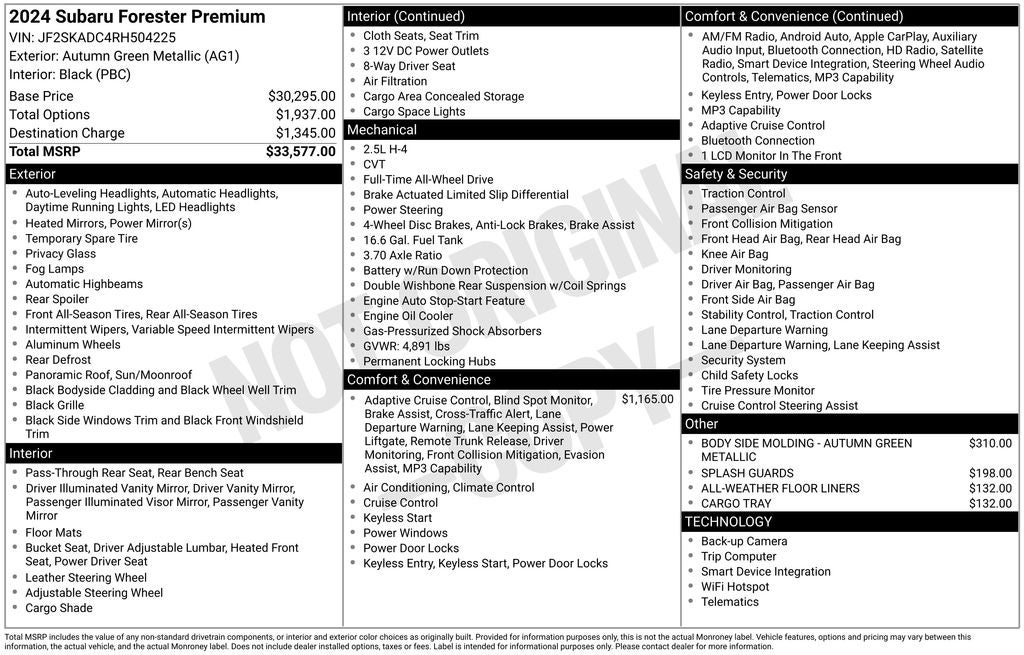 2024 Subaru Forester Premium