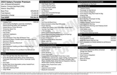 2023 Subaru Forester Premium