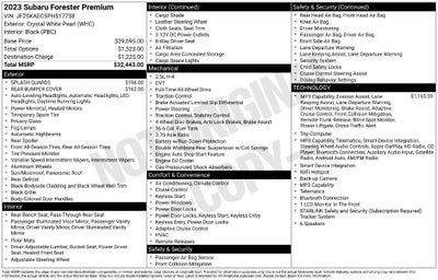 2023 Subaru Forester Premium