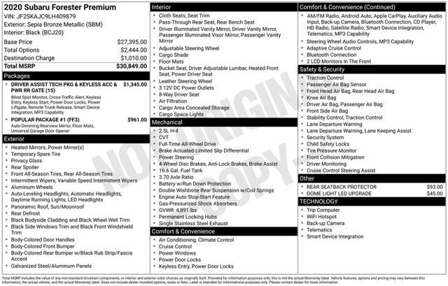 2020 Subaru Forester Premium