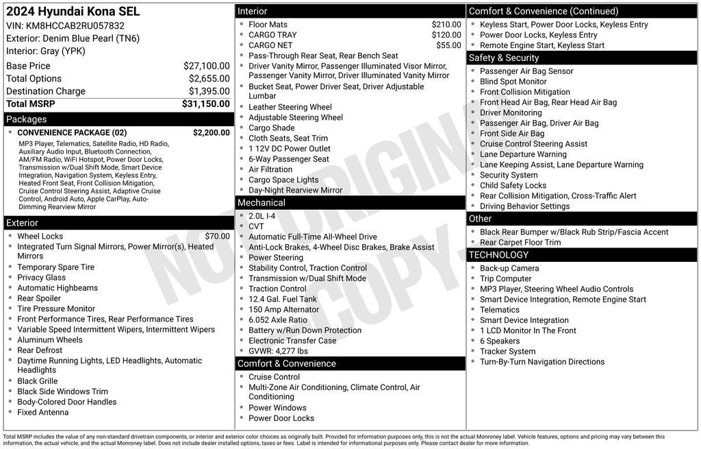 2024 Hyundai Kona SEL