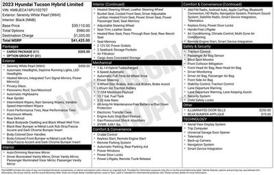 2023 Hyundai Tucson Hybrid Limited