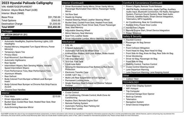 2023 Hyundai Palisade Calligraphy