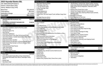2023 Hyundai Elantra SEL