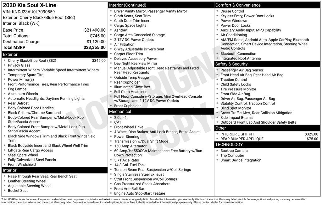 2020 Kia Soul X-Line