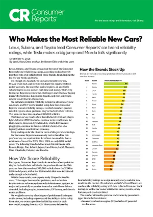 Who Makes the Most Reliable Cars | Jenkins Subaru in Bridgeport WV