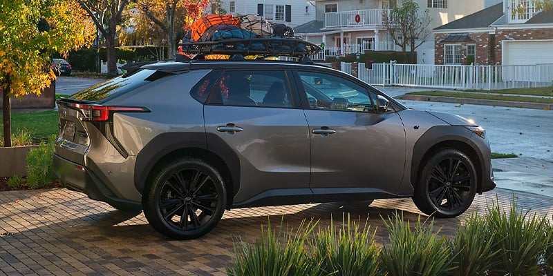 2025 Subaru Solterra parked outside